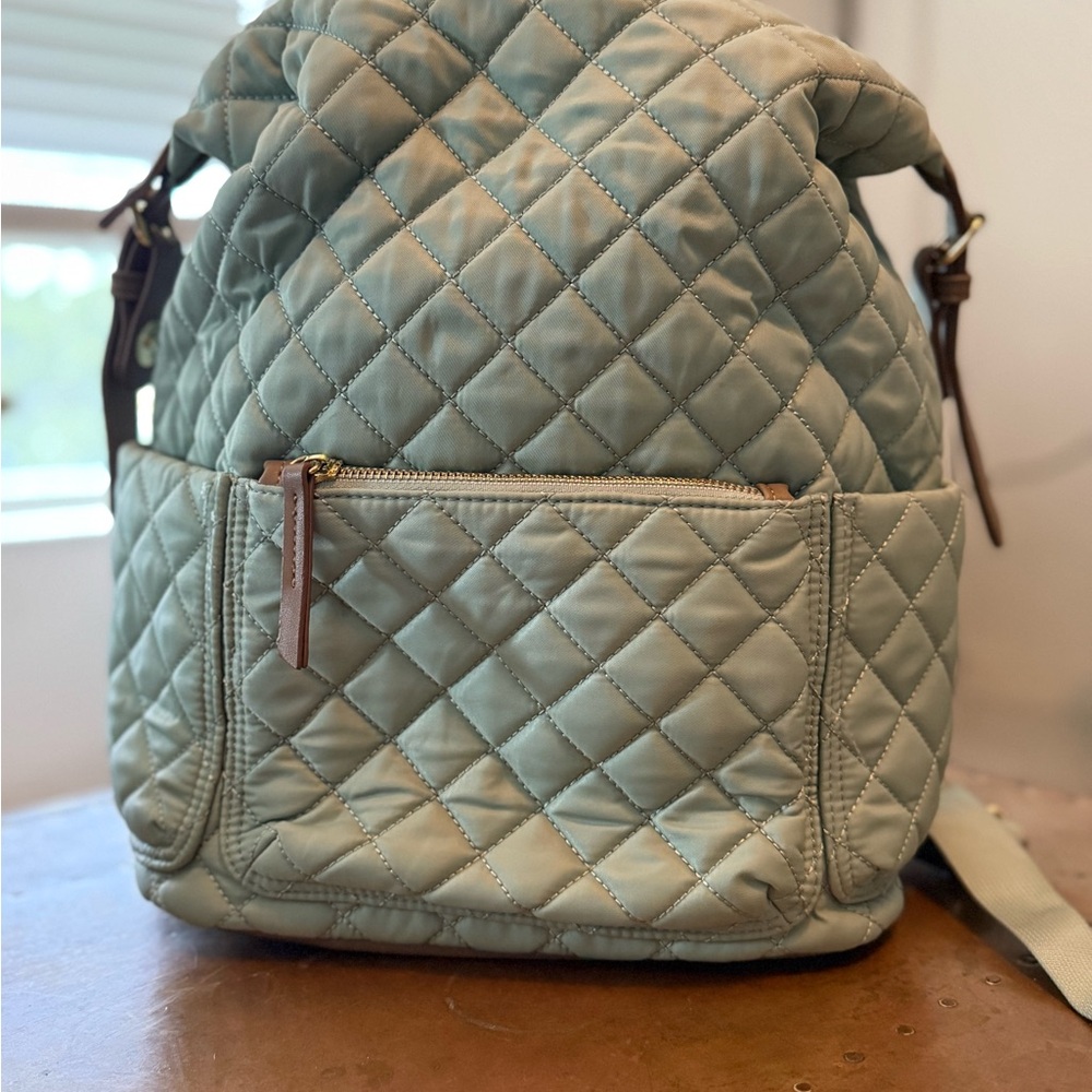 Tommy Bahama Quilted Backpack in Green